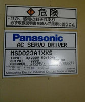  panasonic servo  MSD023  driver MSD023A1XX